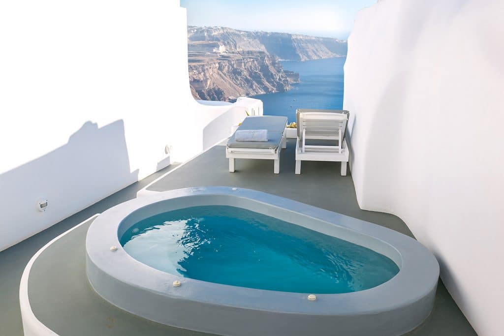 santorini luxury villa with view caldera 08