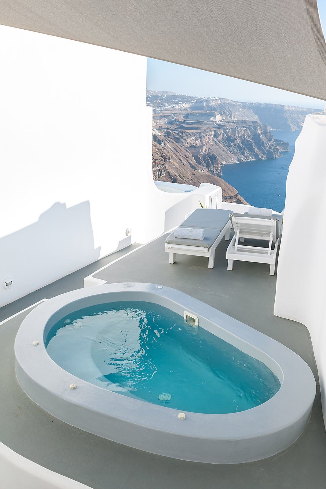 santorini luxury villa with view caldera 11