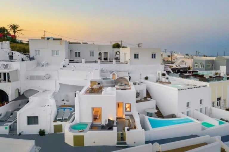 view pura vida villa house luxury suites santorini 20