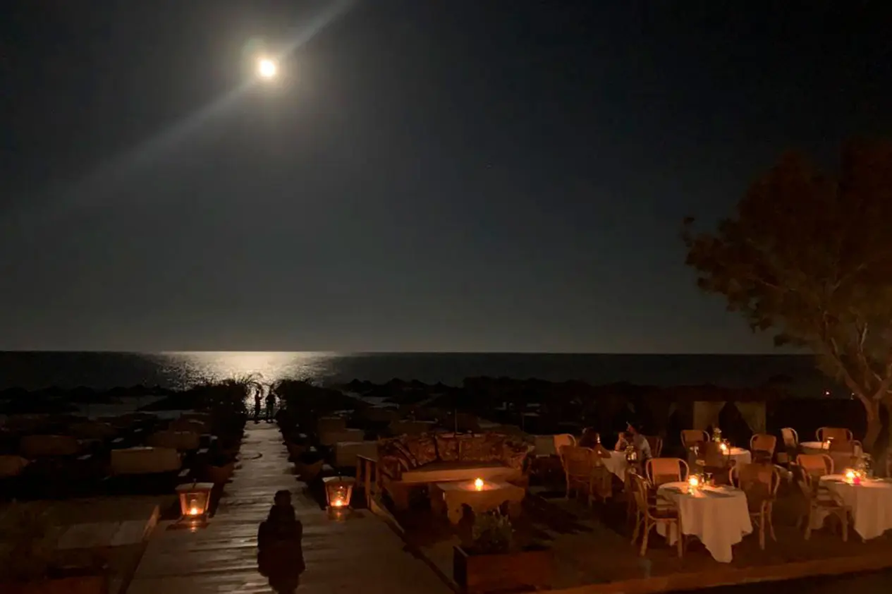 dine under the stars experiences in santorini